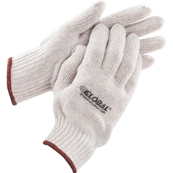 Global Industrial String Knit Gloves, Men's, 1-Dozen 708354L - main